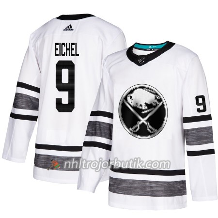 Män Ishockey Buffalo Sabres tröja Jack Eichel 9 Vit 2019 All-Star Adidas Authentic Män Ishockey Buffalo Sabres tröja Jack Eichel 9 Vit 2019 All-Star Adidas Authentic